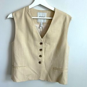 COS linen vest